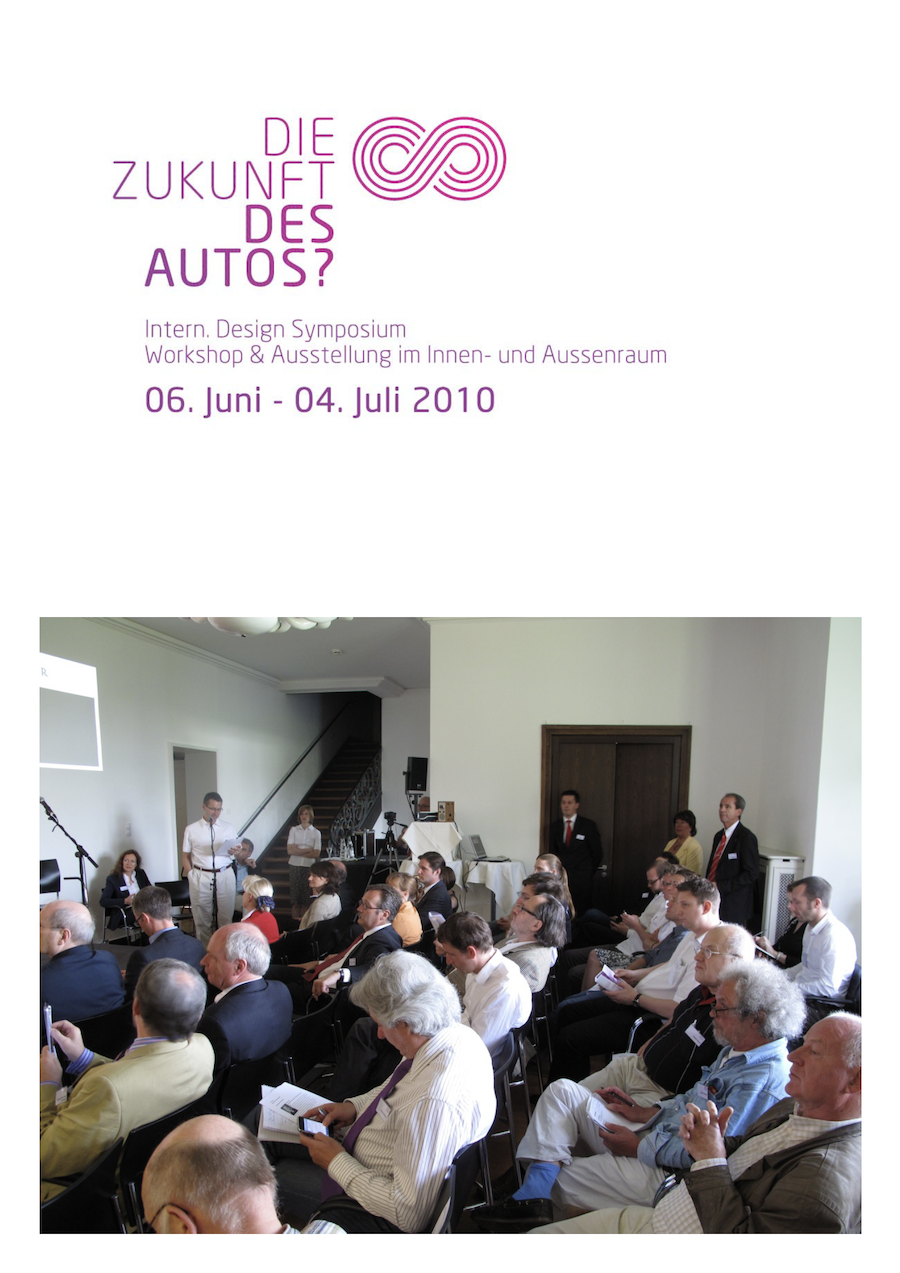 Die von Georg-Christof Bertsch und Peter Eckart konzipierte Ausstellung und Konferenz „Zukunft des Autos?” 2010 in den Opelvillen, Rüsselsheim