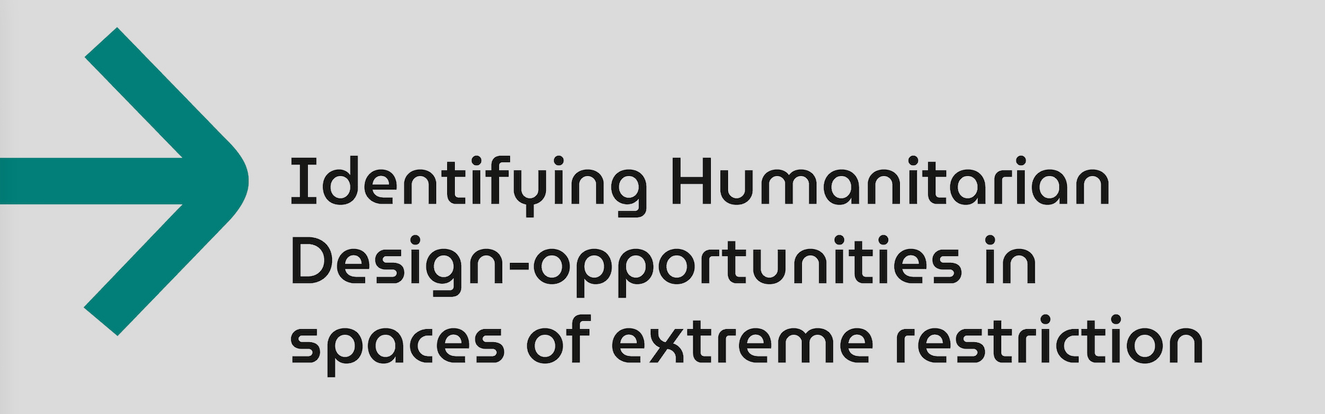Identifiing humanitarian design opportunities
